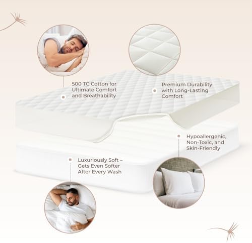 Whisper Organics Organic Mattress Pad Twin Size