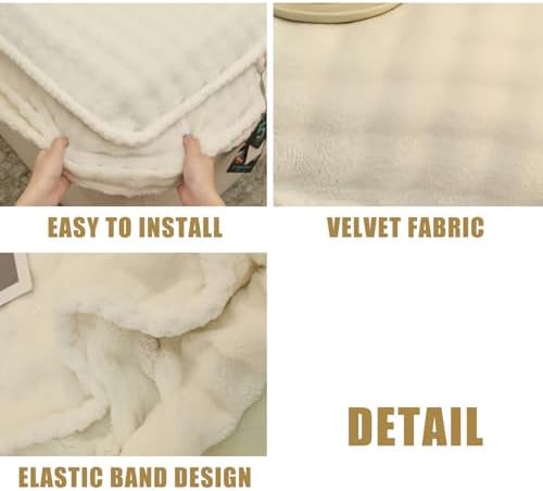 Luxury Velvet Mattress Protector Queen Size