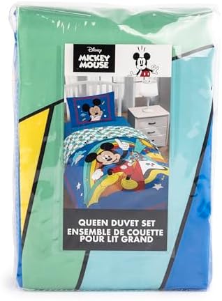 Jay Franco Duvet Cover Set Mickey Mouse Queen Size 3 Piece