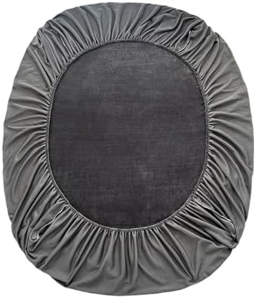 FCLDESHOP Winter Milk Velvet Fitted Sheet 200x220cm