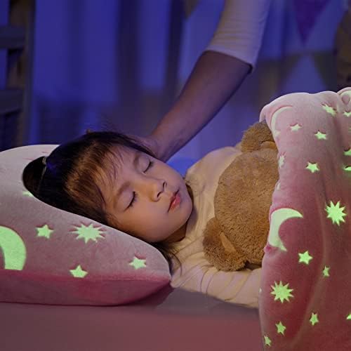 HOMBYS Glow in The Dark Duvet Cover Set for Kids