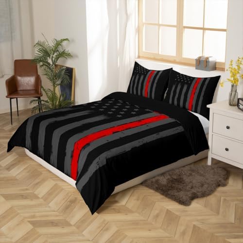 Erosebridal American Flag Duvet Cover Queen