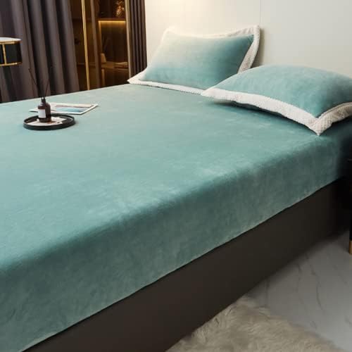 FCLDESHOP Flannel Deep Pocket Sheet 150x200cm