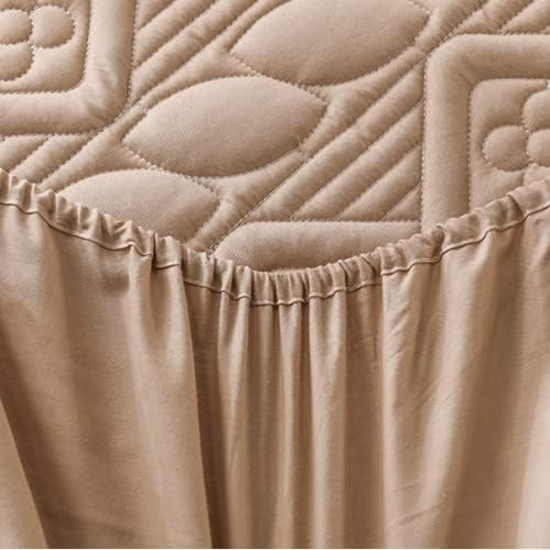 FCLDESHOP Dark Grey Mattress Protector 100x200cm