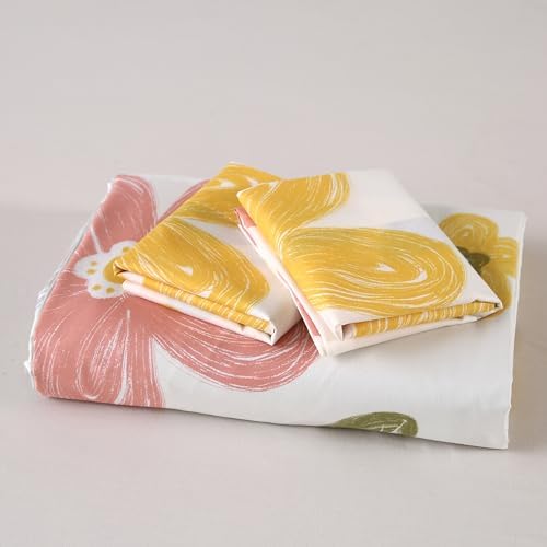 MAG Floral Duvet Cover Set Twin 3pcs Cute Microfiber