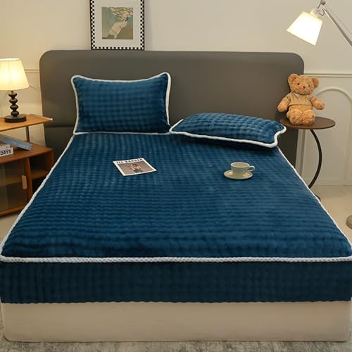 Luxury Velvet Mattress Protector Queen Size