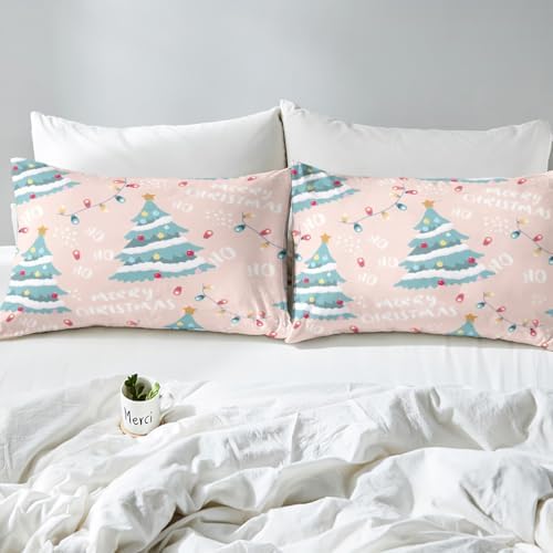 Erosebridal Holiday Duvet Cover Set Twin - Pink