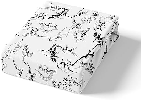 Feelyou Dinosaur Duvet Cover Set Twin Size 3D Print Bedding