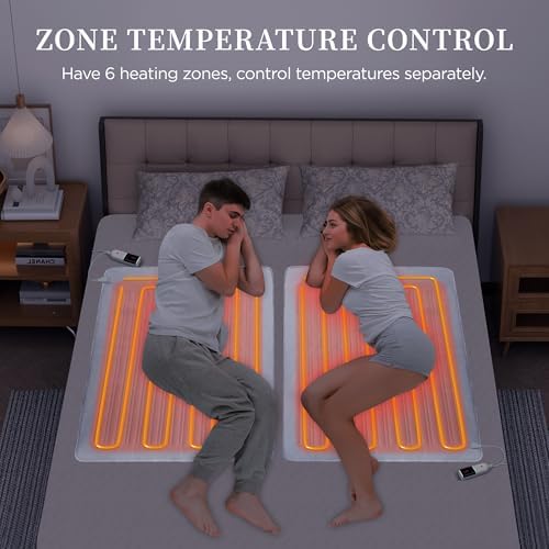 Texciting Heated Mattress Pad Mini Twin Single Controller