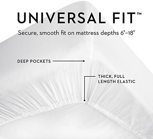 MALOUF SLEEP TITE Mattress Pad - King White