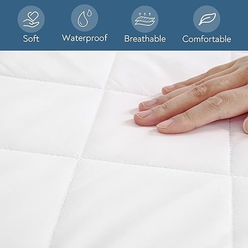 Magik Kover Queen Mattress Pad with Waterproof Protection