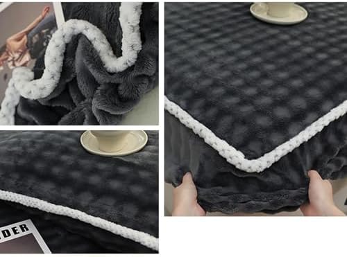 LDLCYCN Velvet Mattress Protector Queen Size