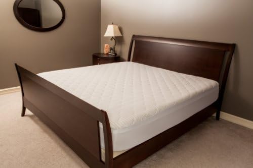 Newpoint Home Deluxe 250-Thread-Count Cotton Damask Stripe Twin XL Mattress Pad
