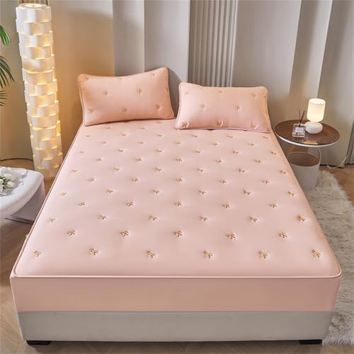 BYHIP Waterproof Mattress Protector with Deep Pocket and Pillowcases