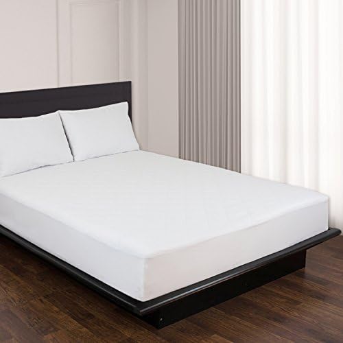 Furinno Angeland Quilted Mattress Pad Twin White 1