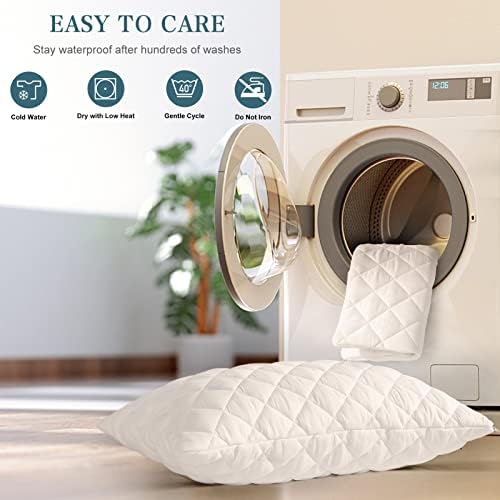 UNILIBRA Waterproof Pillow Protector Quilted 21x27