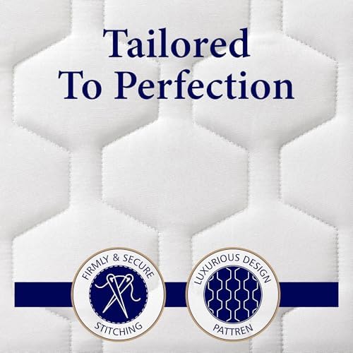 The Grand Hotel Collection Queen Mattress Pad - Thin Breathable and Easy to Clean