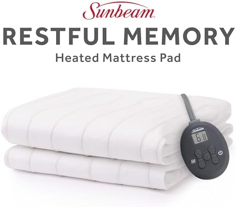 Sunbeam Heated Mattress Pad with 12 Heat Settings 1