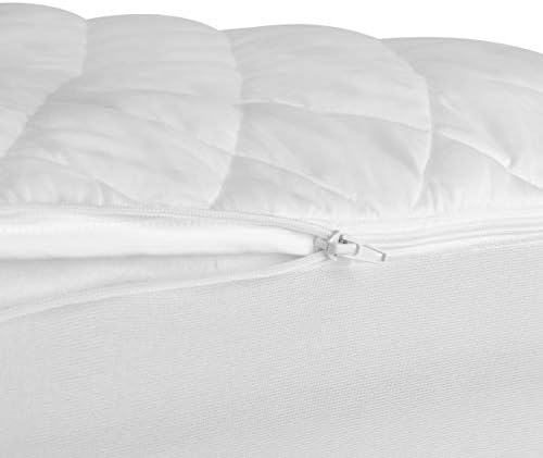 Serta Protection Plus Cooling Mattress Pad Twin White