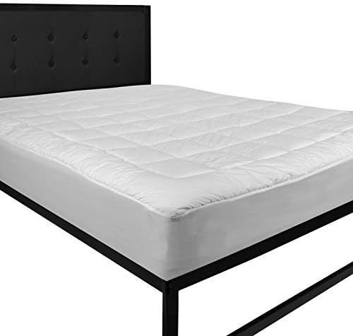 Flash Furniture Capri Mattress Pad - Cotton Top - Hypoallergenic - Full - White