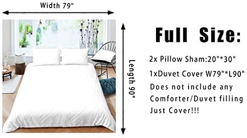 Feelyou Kids Rabbit Bedding Set 3Pcs Full Size