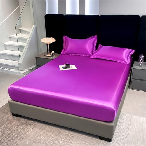 Waterproof Mattress Protector 3-Pieces Twin XL Purple