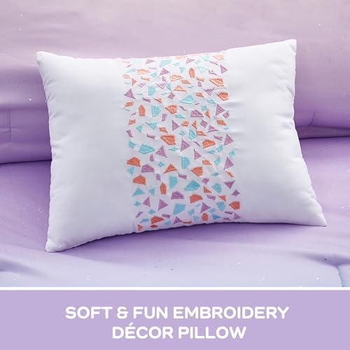 Mi Zone Kids Reversible Duvet Cover Set with Glitter
