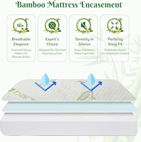 Golden Quality Twin Waterproof Mattress Protector with Zipper 1