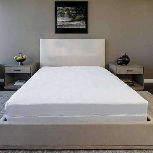 23 THREADS K162 Series Waterproof Mattress Encasement Queen 12 Inch