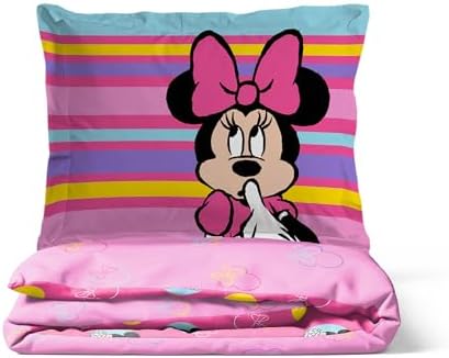 Jay Franco Duvet Cover Set Minnie Mouse Pink Full
