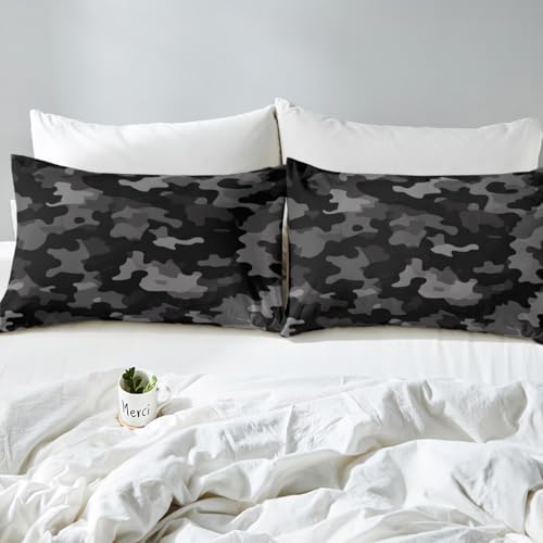 Erosebridal Army Camo Duvet Cover Set Twin Size