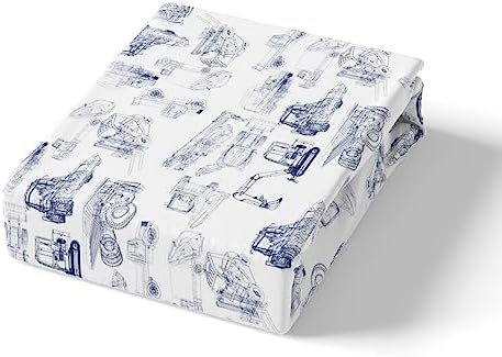 Feelyou Construction Vehicles Duvet Cover Set for Kids