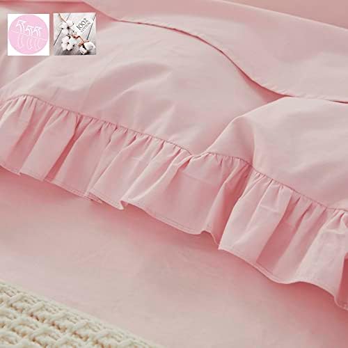 Brandream Kids Duvet Cover Set FullQueen Pink