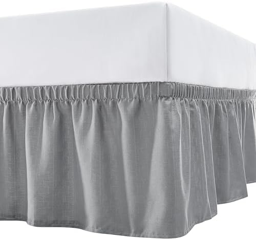 Casual Living Ruffled Bed Skirt for Twin XL Grey
