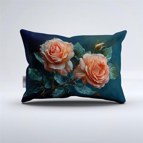 REALIN Blossom Rose Duvet Cover Set Kids 3PCS