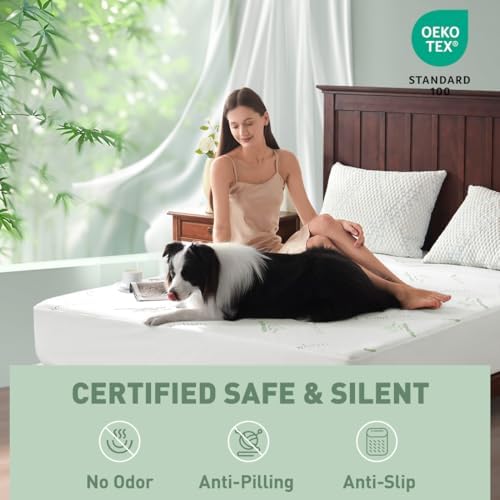 Cooling Twin XL Mattress Protector - Waterproof Breathable