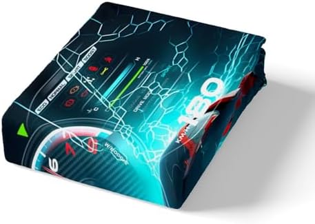 Jejeloiu Race Sports Car Duvet Set for Kids