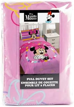 Jay Franco Duvet Cover Set Minnie Mouse Pink Full