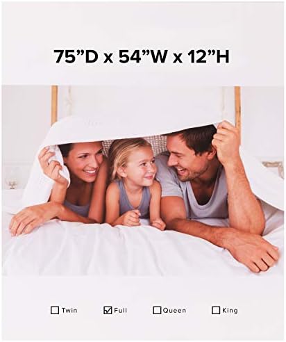 Flash Furniture Capri Mattress Pad - Cotton Top - Hypoallergenic - Full - White