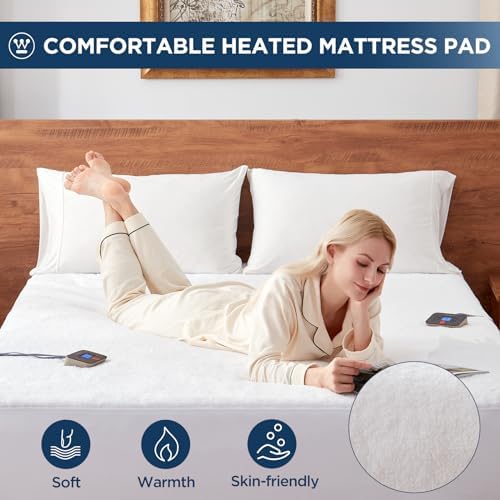 Westinghouse Cal King Heated Mattress Pad with 10 Heat Settings 1