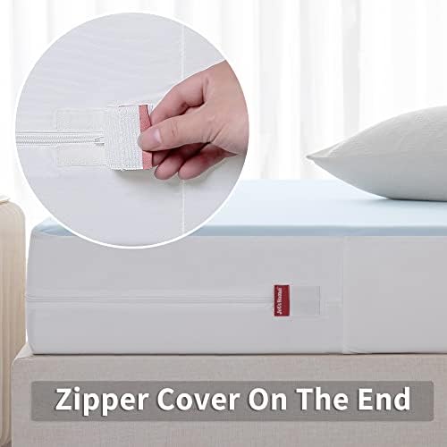 JETS HOME Twin Zippered Mattress Encasement - Waterproof 6-Sided Protector