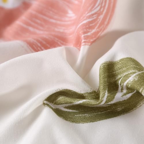 MAG Floral Duvet Cover Set Twin 3pcs Cute Microfiber