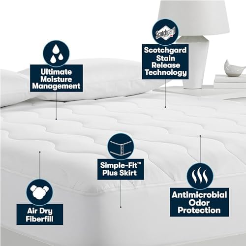 Serta Air Dry Mattress Pad - Cooling Breathable California King