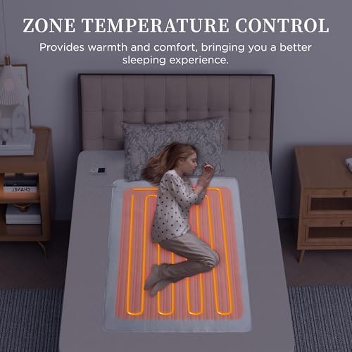 Texciting Heated Mattress Pad Mini Twin Single Controller