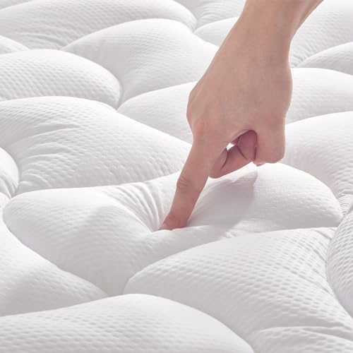 SLEEP ZONE Twin XL Waterproof Mattress Pad - Thick Breathable Noiseless