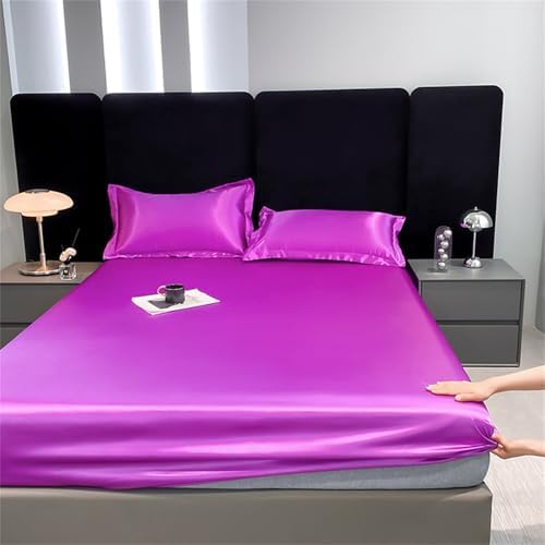 Waterproof Mattress Protector 3-Pieces Twin XL Purple