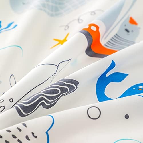 SimpleOpulence 4-Piece Organic Cotton Duvet Set for Kids