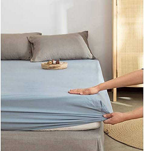 FCLDESHOP Cotton Mattress Pad Cover 180x200cm Green