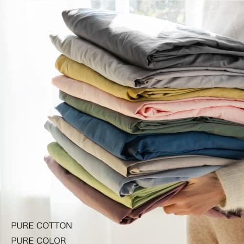 FCLDESHOP Cotton Mattress Pad Cover 180x200cm Green