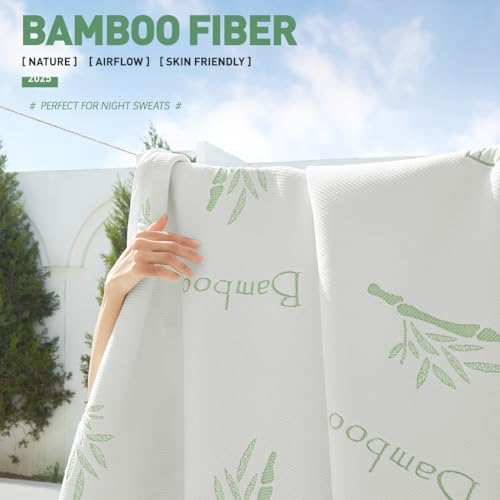 Cooling Twin XL Mattress Protector - Waterproof Breathable